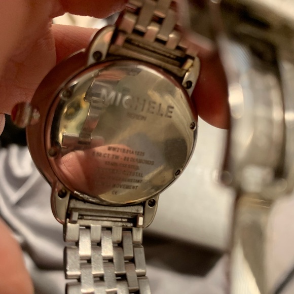 * SOLD * 
Authentic Michele serein in diamond watch - Picture 3 of 6